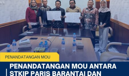 Penandatanganan MOU STKIP Paris Barantai dengan Universitas Lambung Mangkurat di Banjarmasin