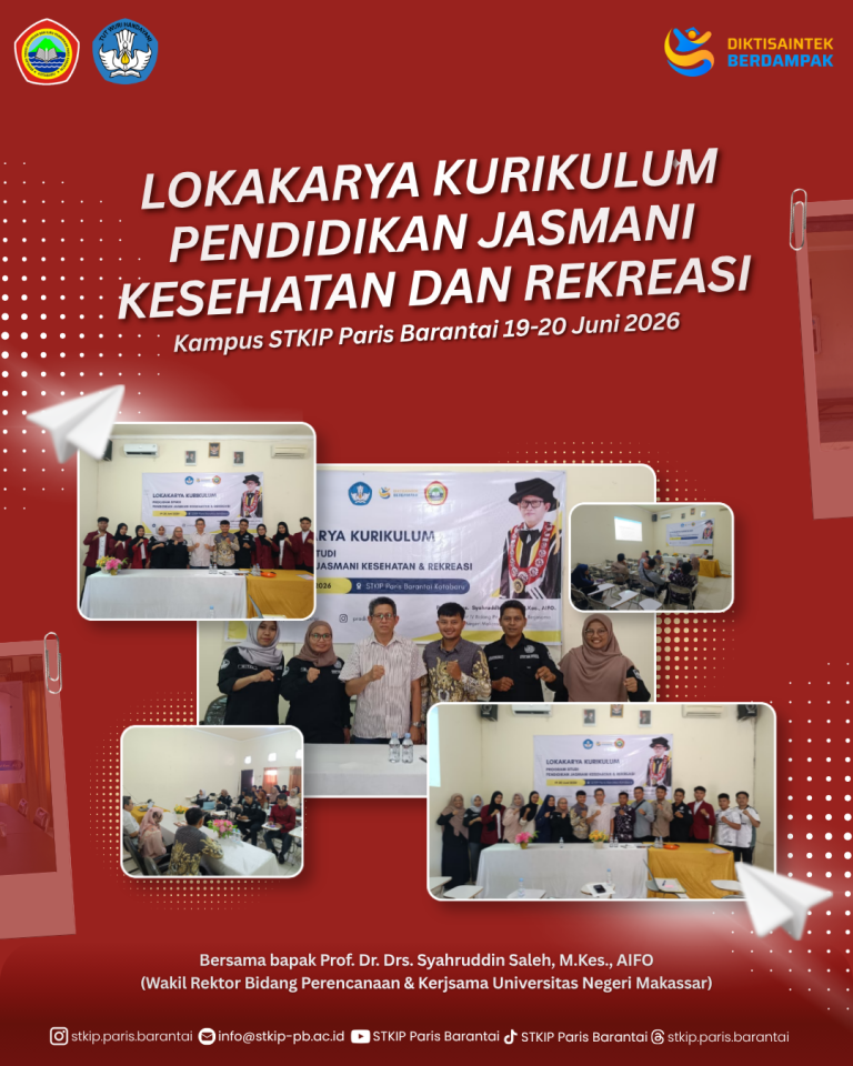 STKIP Paris Barantai Gelar Lokakarya Kurikulum Program Studi PJKR