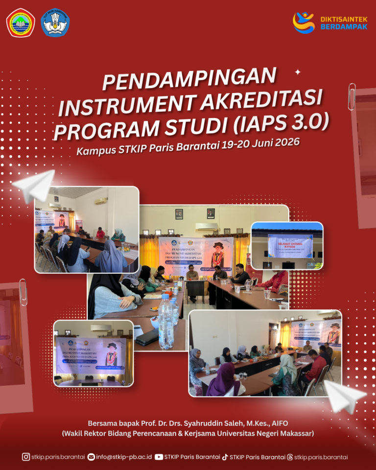 STKIP Paris Barantai Gelar Pendampingan IAPS 3.0 Bersama Wakil Rektor UNM