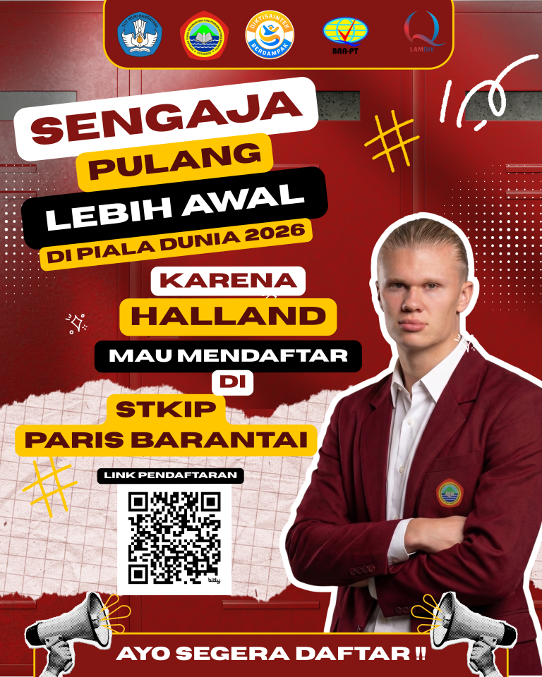 Bahkan Bintang Sepak Bola Dunia Rela Pulang Lebih Awal Demi Mendaftar di STKIP Paris Barantai!