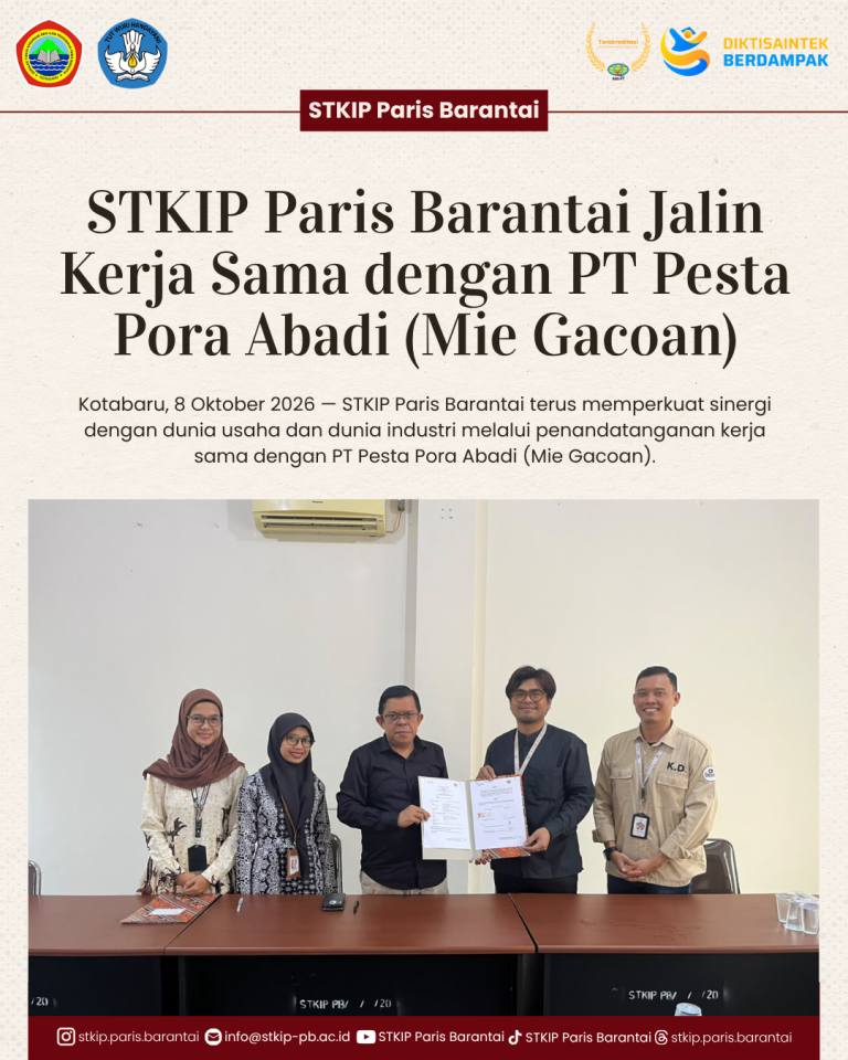 Paris Barantai Jalin Kerja Sama dengan PT Pesta Pora Abadi (Mie Gacoan)